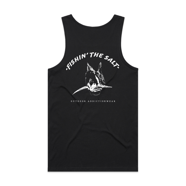 Fishin' the Salt Men's Singlet